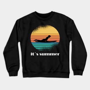 Surfing girl is the best windsurfing Crewneck Sweatshirt